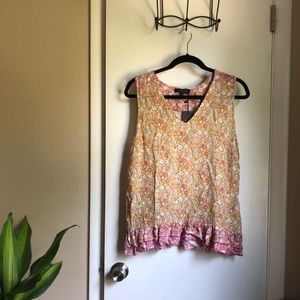 Rachel Zoe Sleeveless Floral Top